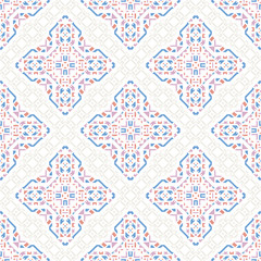 Decorative hand drawn seamless pattern. Tribal ethnic ornate decoration. Moroccan, Arabic, Indian, Turkish, ornament.