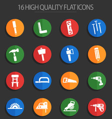 joinery 16 flat icons