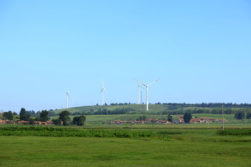 Fototapeta premium Wind power tower