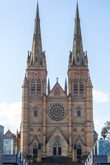 Sydney, NSW Australia May 06 2012 St Mary's Cathedral