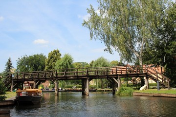 Der Spreewald bei Lübbenau.