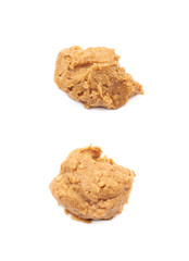 Peanut butter spread isolated