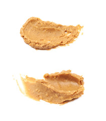 Peanut butter spread isolated