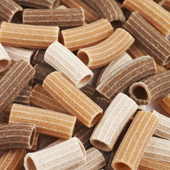 Surface coated with the brown pasta