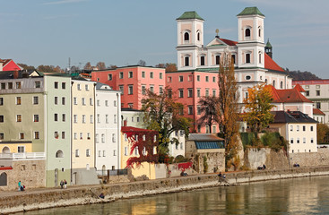 Last warm autumn days in Passau, Germany