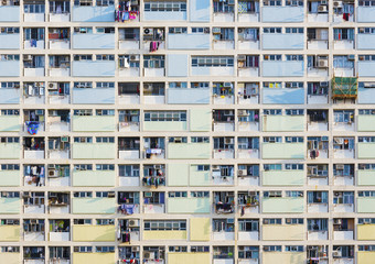 Fototapeta na wymiar Public Estate in Hong Kong city