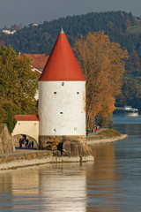 Last warm autumn days in Passau, Germany