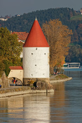 Last warm autumn days in Passau, Germany
