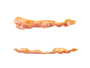 Fried bacon composition isolated