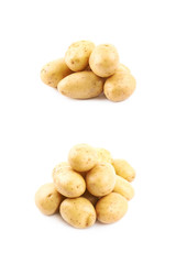 Raw potato composition isolated