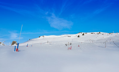 Candanchu ski in Huesca on Pyrenees Spain