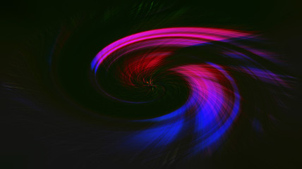 abstract color on black background