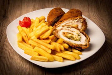 Chicken breast stuffed jalapenno