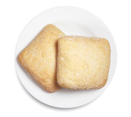 Fototapeta na wymiar Loaves of bread ciabatta