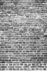 Fototapeta premium Old worn brick wall exterior pattern texture background