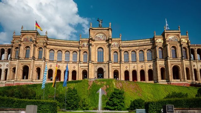 Maximilianeum, Building of the bavarian Parliament, Munich, Germany, Europe, PublicGround