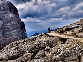 Les alpes dolomites italiennes