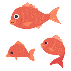 鯛のイラストセット