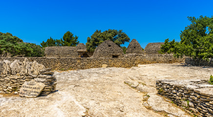 Village des Bories à Gordes dans le Vaucluse en Provence, France