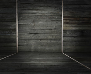 old wooden interior