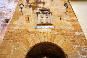 Rubielos de Mora village in Teruel Spain