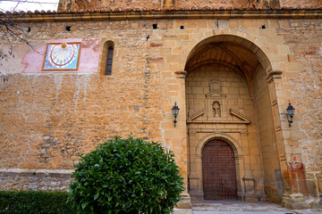 Naklejka premium Rubielos de Mora village in Teruel Spain
