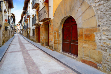 Obraz premium Rubielos de Mora village in Teruel Spain