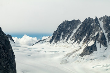 Mountain Peaks in the Alaskan Range