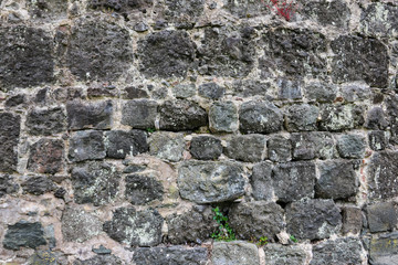 Background of the old stone wall