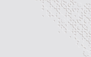 Arabic arabesque design greeting card for Ramadan Kareem.Islamic ornamental monochrome detail of mosaic.Background vector illustration.