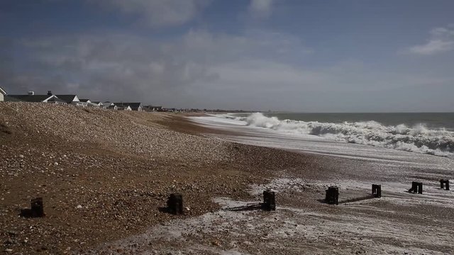 Padgham beach near Bognor Regis West Sussex England UK