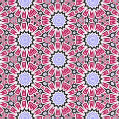 Abstract fractal geometric pattern computer-generated illustration