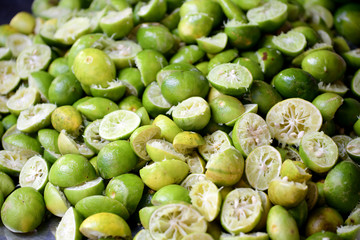Lemon have vitamin  to help skin healthy life and popular to fruit juices