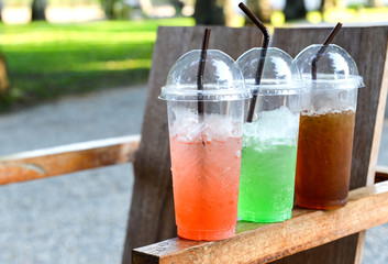 Street ice sweet drink.