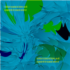 Fototapeta na wymiar Background illustration, brush strokes, basic blue, lots of colors.