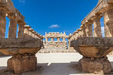 Tempio Greco di Hera, Selinunte, Sicilia, Italia