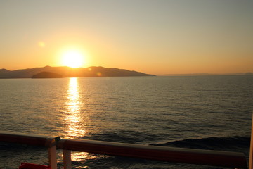 Obraz premium sonnenuntergang