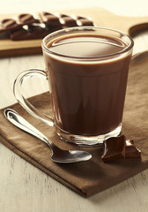 Caneca de chocolate quente