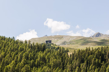St. Moritz, Piz Nair, Signalbahn, Oberengadin, Engadin, Alpen, Wanderweg, via Engiadina, Graubünden, Sommer, Schweiz