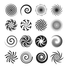 Spirals and liquid twirls