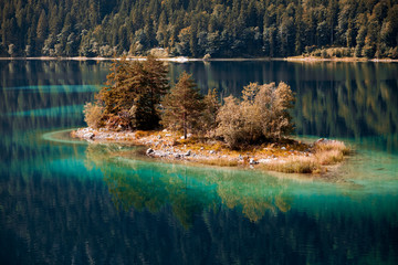 Insel im Eibsee