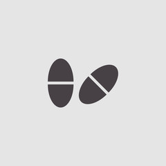 pill vector icon illustration