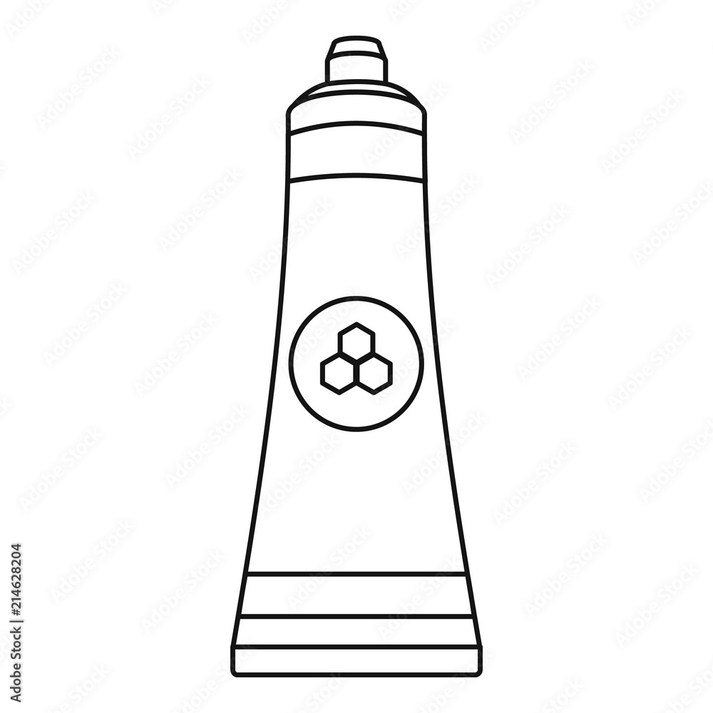 Poster propolis toothpaste icon. outline illustration of propolis toothpaste vector icon for web design iso