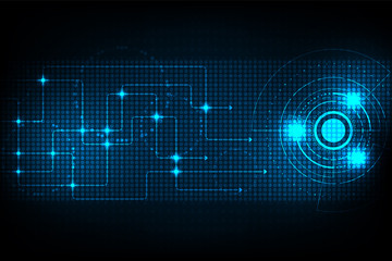 Vector background in the concept of technology.