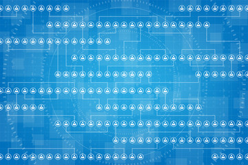 The network of communication systems is vast.