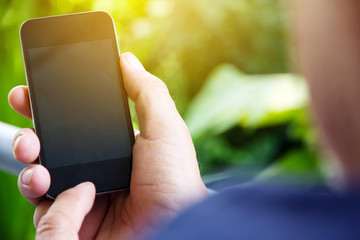 close up image of Using Phone