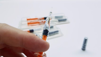 Heparin syringes in the laboratory