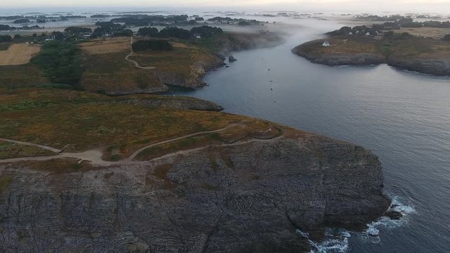 Tip of Bangor, drone view