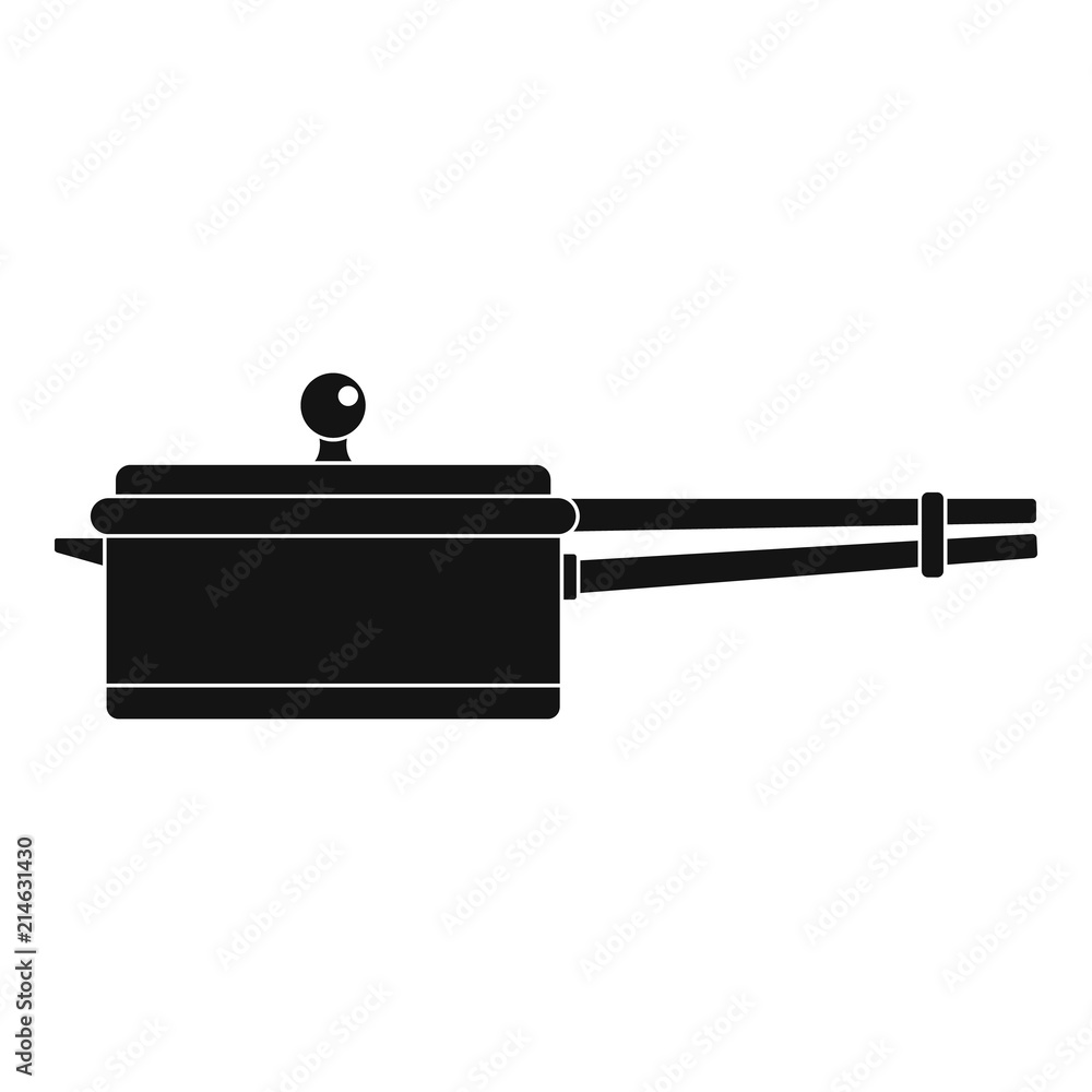 Poster new saucepan icon. simple illustration of new saucepan vector icon for web design isolated on white 