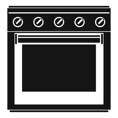 Big gas cooker icon. Simple illustration of big gas cooker vector icon for web design isolated on white background